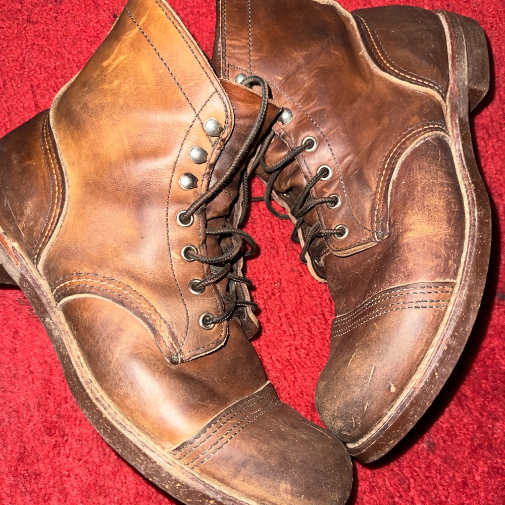 Red Wing combat boots